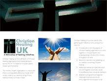 Tablet Screenshot of christianhealinguk.org